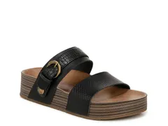 ブローフィッシュマリブ レディース シューズ サンダル Blowfish MalibuMarge Wedge Sandal Black Snake Print ブラックのサムネイル