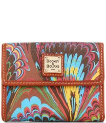 ドーネイアンドバーク レディース アクセサリー 財布 Dooney Bourke Small Flap Wallet Brown ブラウンのサムネイル