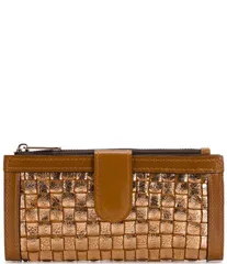 パトリシアナシュ レディース アクセサリー 財布 トール Patricia Nash Nazari Metallic Bifold Wallet Lightan タン