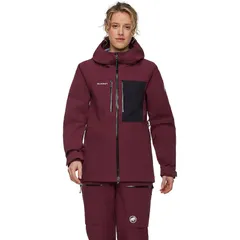 マムート レディース アウター ジャケット・ブルゾン フーデッドジャケット Mammut Stoney HS Hooded Jacket Womens VinBlack ブラックのサムネイル
