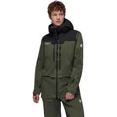 マムート レディース アウター ジャケット・ブルゾン フーデッドジャケット Mammut Haldigrat HS Hooded Jacket Womens Dark MarshBlack ブラックのサムネイル