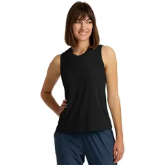 フリー フライ レディース トップス Tシャツ Free Fly Elevate Lightweightank Top Womens Black ブラック