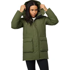マムート レディース アウター ジャケット・ブルゾン コート Mammut Floeberg HS Thermo Hooded Coat Womens Dark Marshのサムネイル