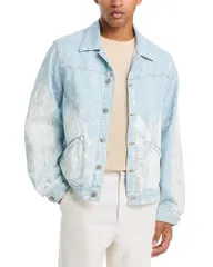 マルタンマルジェラ メンズ アウター ジャケット・ブルゾン MM6 Maison Margiela Splatter Sports Jacket Light Blue ブルーのサムネイル