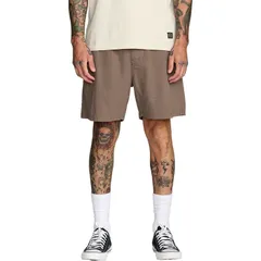 ルーカ メンズ ボトムス ハーフパンツ・ショーツ RVCA Sands Elastic 17in Short Mens Mushroomのサムネイル