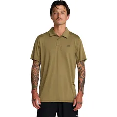 ルーカ メンズ トップス ポロシャツ RVCA Sport Vent Polo Mens Light Olive オリーブのサムネイル