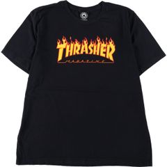 希少】スラッシャー × ガール コラボ ファイヤーロゴ Tシャツ Lサイズ