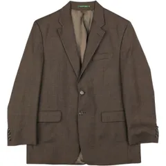 古着 ラルフローレン Ralph Lauren LAUREN ローレン チェック柄 ウールテーラードジャケット カナダ製 メンズXL相当/eaa644001