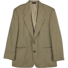 古着 ピエールカルダン Pierre Cardin チェック柄 テーラードジャケット USA製 メンズM相当/eaa644000のサムネイル