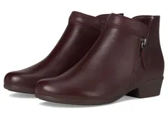 ロックポート レディース シューズ ブーツ・レインブーツ Rockport Carly Bootie Dark Red Leather レッドのサムネイル