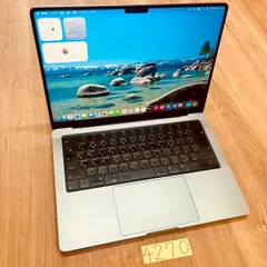 【動作確認済】 MacBook pro 14インチ 2021 Apple M1 pro 16GB 1TB 動画編集可 カメラ内蔵 ノートPC SSD搭載 macOSインストール済 【4270】のサムネイル