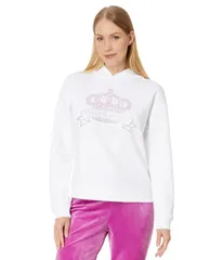 ジューシークチュール レディース アウター パーカー・スウェット Juicy Couture Vday Oversized Once Upon A Time Hoodie White ホワイトのサムネイル