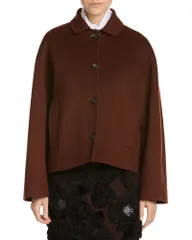 マルニ レディース アウター ジャケット・ブルゾン クロップド Marni Cropped Long Sleeve Jacket Marroneのサムネイル