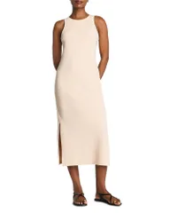 スパンク レディース トップス タンクトップ マキシ SPANX AirEssentials French Rib Maxi Tank Dress Toasted Coconutのサムネイル