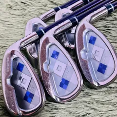 【中古】オノフ レディ 2014 アイアン5本セット レディースゴルフ ONOFF LADY SMOOTH KICK LP-414I スムースキック 純正カーボンシャフト 女性 右利き flex Lのサムネイル