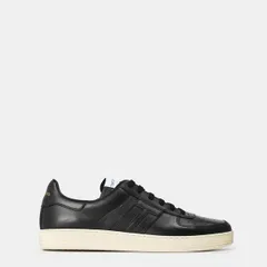 トム・フォード メンズ シューズ スニーカー Tom Ford Mens Low Trainers BlackCream クリームのサムネイル
