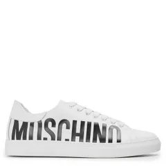 モスキーノ メンズ シューズ スニーカー Moschino Mens LowTop Trainers White ホワイトのサムネイル