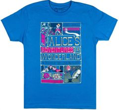 [Out of Print] Lewis Carroll / Alice's Adventures in Wonderland (MinaLima) Tee (Turquoise) - 루이스 캐롤 / 이상한 나라의 앨리스 티셔츠
