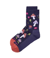 ダーンタフバーモント レディース アンダーウェア 靴下 Darn Tough Vermont Shroom Bloom Crew Lightweight Blackberryのサムネイル