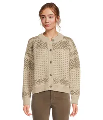 ダールオブノルウェイ レディース アウター ニット・セーター カーディガン Dale of Norway Hannah Cardigan VanillasugarNuのサムネイル