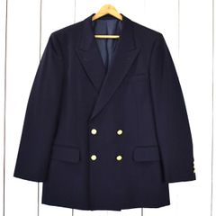 美品 LAND LORD 紺ブレ ジャケット 金ボタン ウール L​​​ - メルカリ