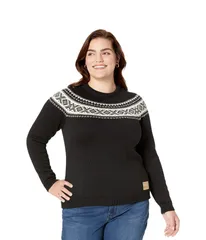 ダールオブノルウェイ レディース アウター ニット・セーター Dale of Norway Vagsoy Sweater Black OffWhite オフホワイトのサムネイル