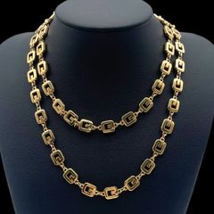 GIVENCHY ゴールド ネックレス ロング チェーン Gロゴ - メルカリ