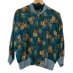 未使用/タグ付き/ANNA SUI/総柄/ブルゾン/レディース/ブルー/アメリカ製/サイズ2/RS1630のサムネイル