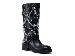 Jeffrey Campbell ラウンドスタッズロングブーツ | Mercari