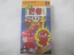  ゲーム スーパーファミコン ソフト すーぱー忍者くん 箱 説明書付き 中古品のサムネイル