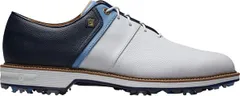 フットジョイ メンズ シューズ スニーカー FootJoy Mens DryJoys Premiere Series Packard Golf Shoes WhiteBlueNavy ホワイトのサムネイル