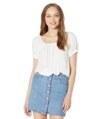 スプレンディット レディース トップス シャツ Splendid Farrah Top White ホワイトのサムネイル