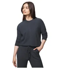 スプレンディット レディース トップス シャツ クルーネック Splendid Winslow Crew Neck Pullover Leadのサムネイル