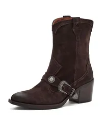 フリーピープル レディース シューズ ブーツ・レインブーツ Free People Lady Lonestar Western Boots Chocolate Suede チョコレートのサムネイル