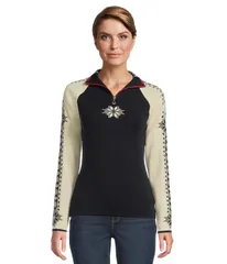 ダールオブノルウェイ レディース アウター ニット・セーター ミニ Dale of Norway Geilo Feminine Sweater Navy OffWhite オフホワイトのサムネイル