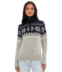 ダールオブノルウェイ レディース アウター ニット・セーター Dale of Norway Myking Sweater Light Charcoal チャコールのサムネイル