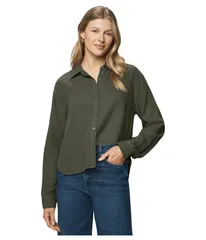 スプレンディット レディース トップス シャツ ブラウス Splendid Joanne Blouse Green Spruce グリーンのサムネイル