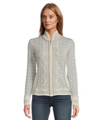 ダールオブノルウェイ レディース アウター ニット・セーター ミニ ジャケット Dale of Norway Christiania Feminine Jacket OffWhite Metal オフのサムネイル