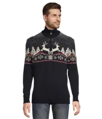 ダールオブノルウェイ メンズ アウター ニット・セーター Dale of Norway Christmasculine Sweater Navy OffWhite オフホワイトのサムネイル
