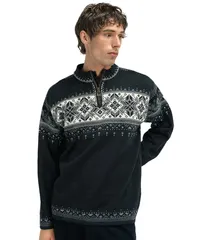 ダールオブノルウェイ メンズ アウター ニット・セーター Dale of Norway Blyfjell Sweater BlackOffWhite オフホワイトのサムネイル