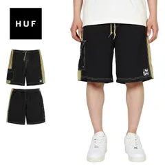 HUF ショートパンツ ハフ ハーフパンツ ショーツ メンズ ブランド 大きいサイズ おしゃれ おすすめ 人気 黒  スケボー スケーター ストリート系 huf25ss017 ブラック M L XLのサムネイル