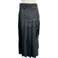 サカイ SACAI カーゴプリーツスカート 24-07246 ブラック ポリエステル レディース スカートのサムネイル