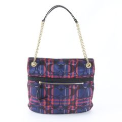 Y2K COACH Check Signature Chain 3way Bag - メルカリ
