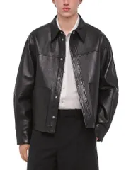 ヘルムート ラング メンズ アウター ジャケット・ブルゾン レザー Helmut Lang Leather Jacket BlackBlack ブラックのサムネイル