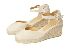 カスタ ニエール レディース シューズ ヒール CASTANER Chiarita 60 mm Wedgespadrille Ivory アイボリーのサムネイル
