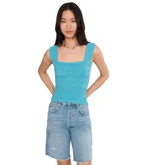 フリーピープル レディース トップス シャツ Free People Love Letter Cami Tropical Blue ブルーのサムネイル
