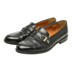サンローラン - YSLロゴ ローファー ブラック レザー メンズ SAINT LAURENT【1-0274455】のサムネイル