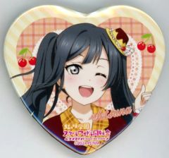 [중고] 배지·핀즈 유키 세츠나 [THE캐릭터 CAFE×러브라이브! 시리즈 5주년 기념 제4탄 러브라이브! 니지가사키 학원 스쿨 아이돌 동호회 하트형 캔버지 Cafe party ver.]