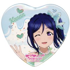 ラブライブ Liella! ハート型缶バッジ スプリングドレス 鬼塚冬毬