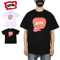 アイスクリーム Tシャツ ICE CREAM 半袖Tシャツ メンズ レディース ブランド 大きいサイズ おしゃれ おすすめ 人気 白 黒 綿100% ice-cream24ss002 ホワイト ブラック M L XLのサムネイル